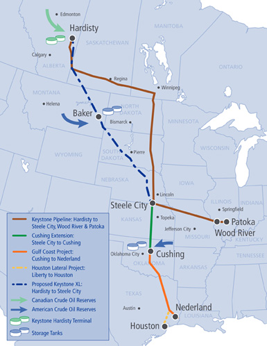 Major New Developments for Keystone Pipeline - Area Development