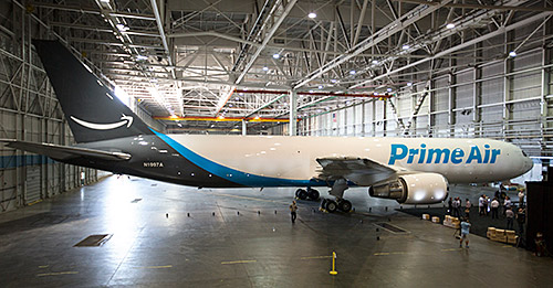 Through a partnership with DHL, Amazon Prime Air has been ramping up air cargo operations at Cincinnati/Northern Kentucky International Airport (CVG) this year as it works toward breaking ground on its two-million-square-foot facility.