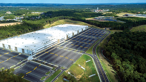 Amazon sort facility in Bessemer, Alabama
