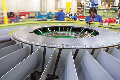 A skilled and productive Mississippi-made workforce supports GE Aviation’s composite plants in Ellisville and Batesville, Mississippi