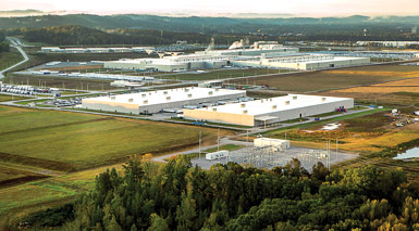 Gestamp will complete the available space in this supplier park to Volkswagen, Chattanooga, whose factory is in the background, by constructing a stamping plant.